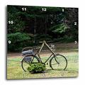 3dRose DPP 203167 _ 2 Fahrrad auf Rasen Wanduhr, 13 von 33 cm