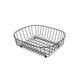 Delfinware Oval Sink Basket Dish Rack in Grey 2947GRY by Delfinware