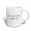 3dRose alles Gute zum Geburtstag, Geburtstag-Happy Deutschland-Tasse, aus Keramik, Weiß, 10,16 x 7,62 x 9,52 cm