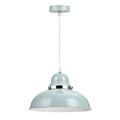 Premier Housewares Pendelleuchte, 110 x 30 x 30 cm, E27 Edison-Schraube, 40 W, Typ Vermont, Farbe Blau blau