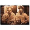 WandbilderXXL ® Leinwandbild "Breaking Bad" 90x60cm - in 6 verschiedenen Größen. Gedruckt auf Leinwand und fertig gespannt auf Keilrahmen. Leinwandbilder zu Top Preisen.