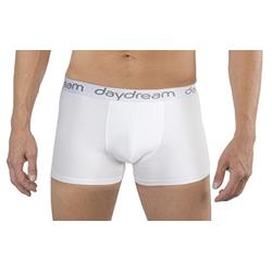 daydream G-7089 4-er Pack Boxershort Unterhose, Boxer Brief aus Bambus, Größe XL, weiß