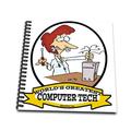 3dRose Funny Worlds Greatest Computer Tech weiblich Cartoon – Mini Notizblock, 4 von 4-Zoll (DB 103074 _ 3)