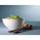Villeroy & Boch Artesano Original Salat-Set, 3-teilig, Premium Porzellan/Holz, Weiß