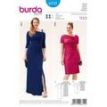 Burda 6712 Schnittmuster Abend-Kleid (Damen, Gr. 44 - 58) Level 3 mittel