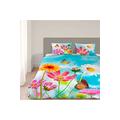 Good Morning Duvet Cover + 2 Pillowcases (60X70 Cm) 5157-P Morning, Multi - Double Size multi 200 x 200/220 cm + 2/60 x 70 cm