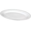 Holst Porzellan VLP 210 Platte oval 20 x 15 cm "Vital Level" flach, weiß, 20 x 14.5 x 1.5 cm, 6 Einheiten