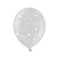 Amscan 25. Jahrestag Bedruckte Luftballons Latex, Schimmernde Silber