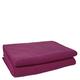 Soft-Fleece-Decke – Polarfleece-Decke mit Häkelstich – flauschige Kuscheldecke – 160x200 cm – 330 fuchsia – von ’zoeppritz since 1828’