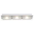 Brilliant World LED Deckenleuchte Wandleuchte 3 flg chrom Glas 1200 Lumen, Samsung-LED integriert