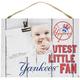 KH Sports Fan 25,4 x 20,3 cm New York Yankees Clip It Verwitterte Baby Logo Bilderrahmen, 25,4 x 20,3 cm