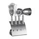 Visol 4-teiliges Bar Pro Edelstahl Bar Set, silber