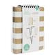 Heidi Swapp Personal Memory Planner-Gold Foil Stripe