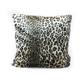 Gözze 400535151 40053-5151 Felloptik Wohnkissenhülle, Dessin Leopard, Polyester, Grau, 50 x 50 cm