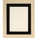 Tailored Frames-Maple quadratisch Design Bilderrahmen Größe 20,3 x 20,3 cm für 12,7 x 12,7 cm mit schwarzem Passepartout, zu Stehen, Hängen die.