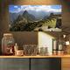 Art-design designart 4 Panel Machu Picchu Panorama Landschaft Foto Leinwand Kunstdruck, grün, 32x16
