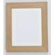 Tailored Frames Echt Eiche Natur massiv Holz Bilderrahmen und Poster Rahmen, (40 x 40 cm) für (30 x 30 cm) mit Antik weißem Passepartout