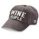 Wir Menschen – Grau Wein Menschen Baseball Cap Hat mit verstellbarem Riemen