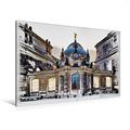 Calvendo Premium Textil-Leinwand 120 x 80 cm Quer-Format Dresden/City of Dreams Kunstkademie | Wandbild, HD-Bild auf Keilrahmen, Fertigbild auf von Dirk Meutzner Orte Orte