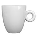 Holst Porzellan RO 232 O Tee/Kaffeetasse Rondo 0,25 l, weiß, 8 x 8 x 9.2 cm, 6 Einheiten