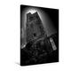 Calvendo Premium Textil-Leinwand 50 cm x 75 cm hoch, Tower | Wandbild, Bild auf Keilrahmen, Fertigbild auf Echter Leinwand, Leinwanddruck: The Tower of Kilkrea Abbey Orte Orte