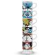 Disney Walt pwm02i/6 x l Set Tassen CAFFE, Typ Sweet Love und metalrack, Porzellan, mehrfarbig, 7 -