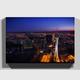 BIG Box Art Arty Pie Las Vegas Strip Skyline Nevada USA 10" Canvas Print, Multi-Colour, 30 x 20-Inch