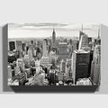 BIG Box Art Arty Pie Manhattan New York City Skyline USA 1" Canvas Print, Multi-Colour, 30 x 20-Inch