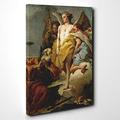 BIG Box Art Canvas Print 20 x 14 Inch (50 x 35 cm) Abraham Hondius The Adoration of The Shepherds - Canvas Wall Art Picture Ready to Hang