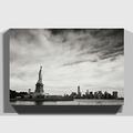 BIG Box Art Arty Pie Statue of Liberty New York USA 1" Canvas Print, Multi-Colour, 30 x 20-Inch/76 x 50 cm