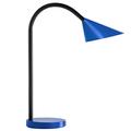 UNILUX Sol blau - moderne LED-Schreibtischlampe, flexible Schreibtisch-Leuchte Lampe Bürolampe Tischlampe Leselampe Leuchte Büroleuchte Schreibtischleuchte Tischleuchte Leseleuchte Leselicht blendfrei