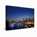 Calvendo Leinwand der Himmel über Frankfurt 45x30cm, Special-Edition Wandbild, Bild auf Keilrahmen, Fertigbild auf Hochwertigem Textil, Leinwanddruck, Kein Poster