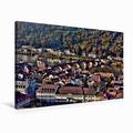 Calvendo Leinwand Blick vom Schloss 75x50cm, Special-Edition Wandbild, Bild auf Keilrahmen, Fertigbild auf hochwertigem Textil, Leinwanddruck, kein Poster