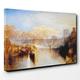 Big Box Art Canvas Print 30 x 20 Inch (76 x 50 cm) J.M.W. Turner (Joseph Mallord William Turner) Alnwick Castle - Canvas Wall Art Picture Ready to Hang