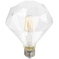 LAES 985443 Rhombus Filament LED Lampe E27, 5 W, 110 x 110 mm