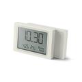 Lexon SLIDE Clock Wecker, Farbe mastic-weiß