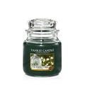 Yankee Candle Glaskerze, mittel, The perfect Tree, grün, 10,7 x 10,7 x 12,7 cm