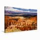 Premium Textil-Leinwand 75 cm x 50 cm Quer Bryce Canyon, Utah | Wandbild, Bild auf Keilrahmen, Fertigbild auf Echter Leinwand, Leinwanddruck