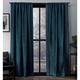 Exclusive Home Curtains Vorhänge aus Chenille mit Kreuzschraffurmuster, 2 Stück, mit Stangendurchzug, Polyester, blaugrün, 52x96