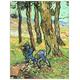 ArtPlaza Van Gogh Vincent - Two Men in Digging Out a Tree Stump, Dekorative Paneele, Holz, Mehrfarbig, 60 x 1.8 x 80 cm