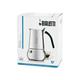 Bialetti 4882 Espressokocher 4 Tassen, Edelstahl, silber