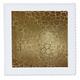 3drose Glam Kunstleder Giraffe Print Muster Quilt, quadratisch, gold, 25 x 25