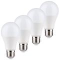 MÜLLER-LICHT 4er-Set LED Birnenform Ersetzt 40 W, Plastik, E27, 5.5 W, Weiß, 6 x 6 x 11 cm, 4 Einheiten