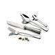 Solex Besteck-Set Baguette NEO 24-Teilig, Edelstahl, Silber, 14 x 2 x 1 cm