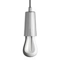 Plumen Drop Cap Pendant mit 002 LED, Metall, E27, 4 W, Chrom, 6.5 x 6.5 x 200 cm