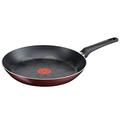 Tefal B34404 Cook'N'Clean antihaftbeschichtete Bratpfanne 24cm, Aluminium, bordeaux/bronze