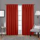 Exclusive Home Satin Zurück in die Fenster Vorhang-Faltenband mit Blackout, Polyester, Mecca Orange, 52x84