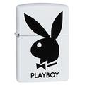 Zippo Playboy Benzinfeuerzeug, Messing, Edelstahloptik, 1 x 6 x 6 cm