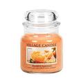 Village Candle Mandarine und Agarholz Duftkerze, 454 g, Glas, Orange, 10.5 x 9.5 x 11.6 cm