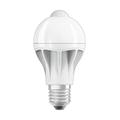 Osram LED Star+ Motion Sensor Classic A Lampe, in Kolbenform mit E27-Sockel, integrierter Bewegungssensor, Ersetzt 60 Watt, Matt, Warmweiß - 2700 Kelvin, 6er-Pack